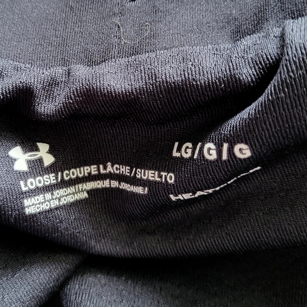Under Armour Mileage 3.0 Shorts‎ Womens Large Black White Loose Lined Run Gym L - Picture 3 of 5